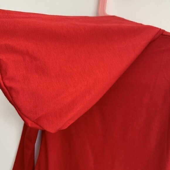 NEW Basics By Sunshine Swing Red Hooded Dress, 3T - Picture 7 of 9